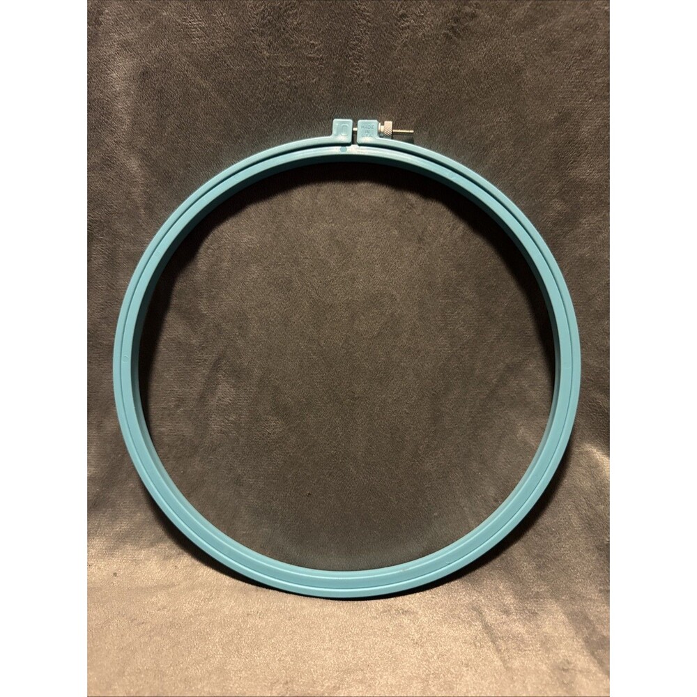 Vintage 80s Susan Bates Deluxe Super Grip Embroidery Hoop Cross Stitch 10" 14399
